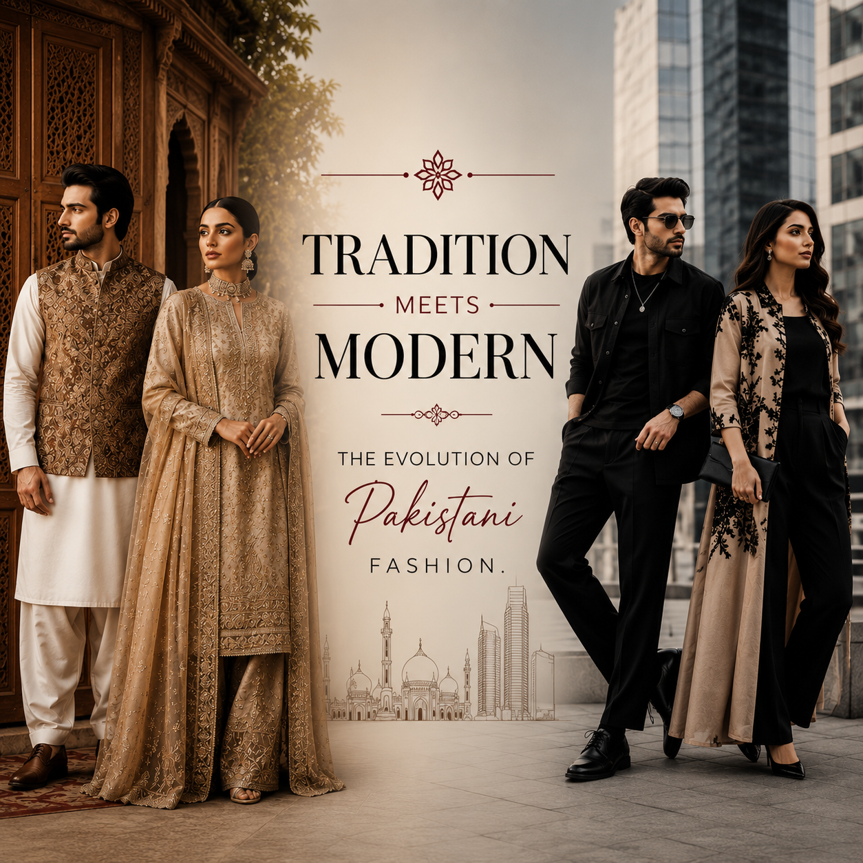 Tradition Meets Modern The Evolution of Pakistani Fashion.