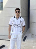 Men’s Premium Football Club Polo T-Shirt | Casual Stylish Summer Tee (Black, Brown, White)