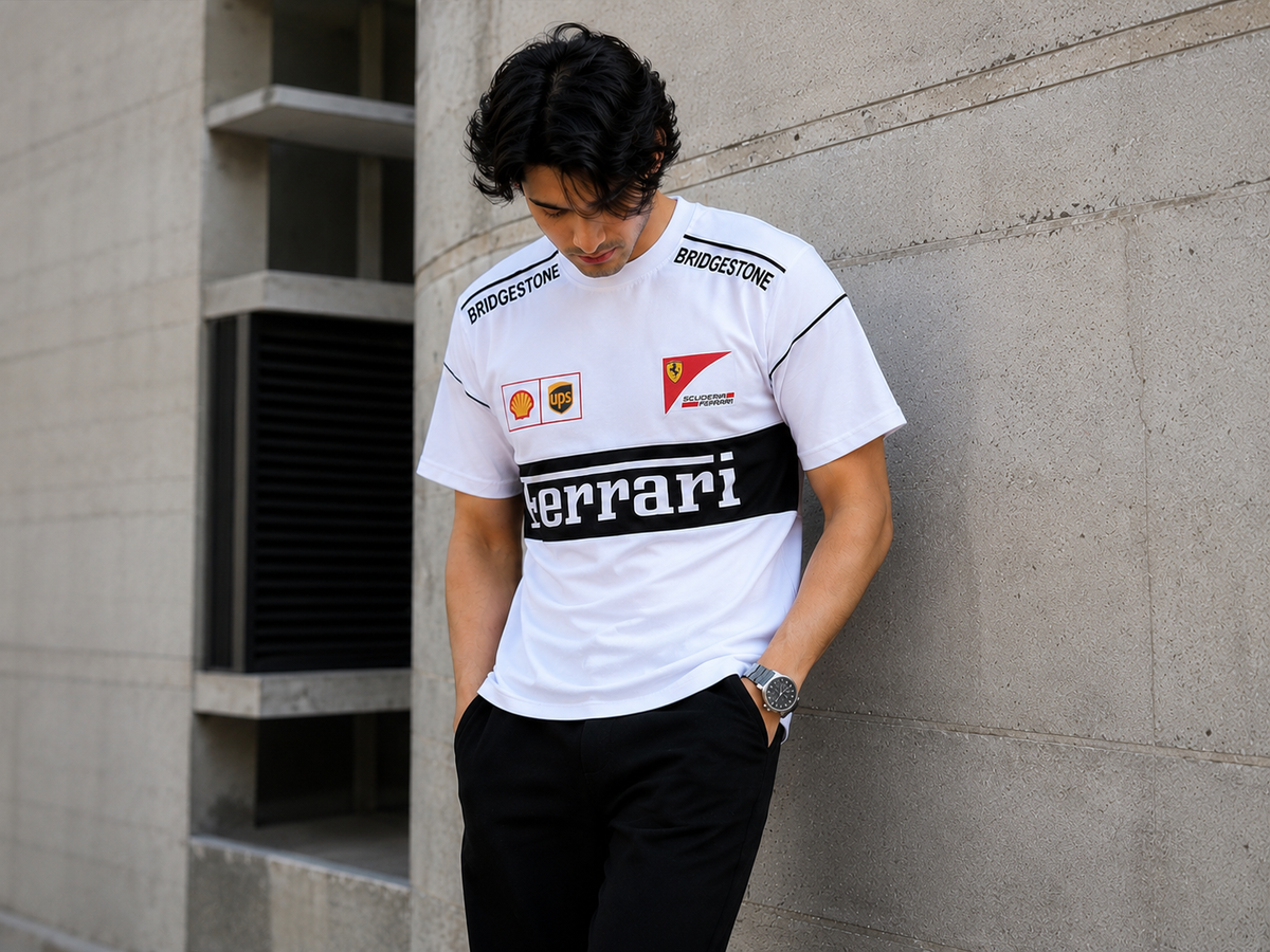 Ferrari Printed Panel Dropshoulder