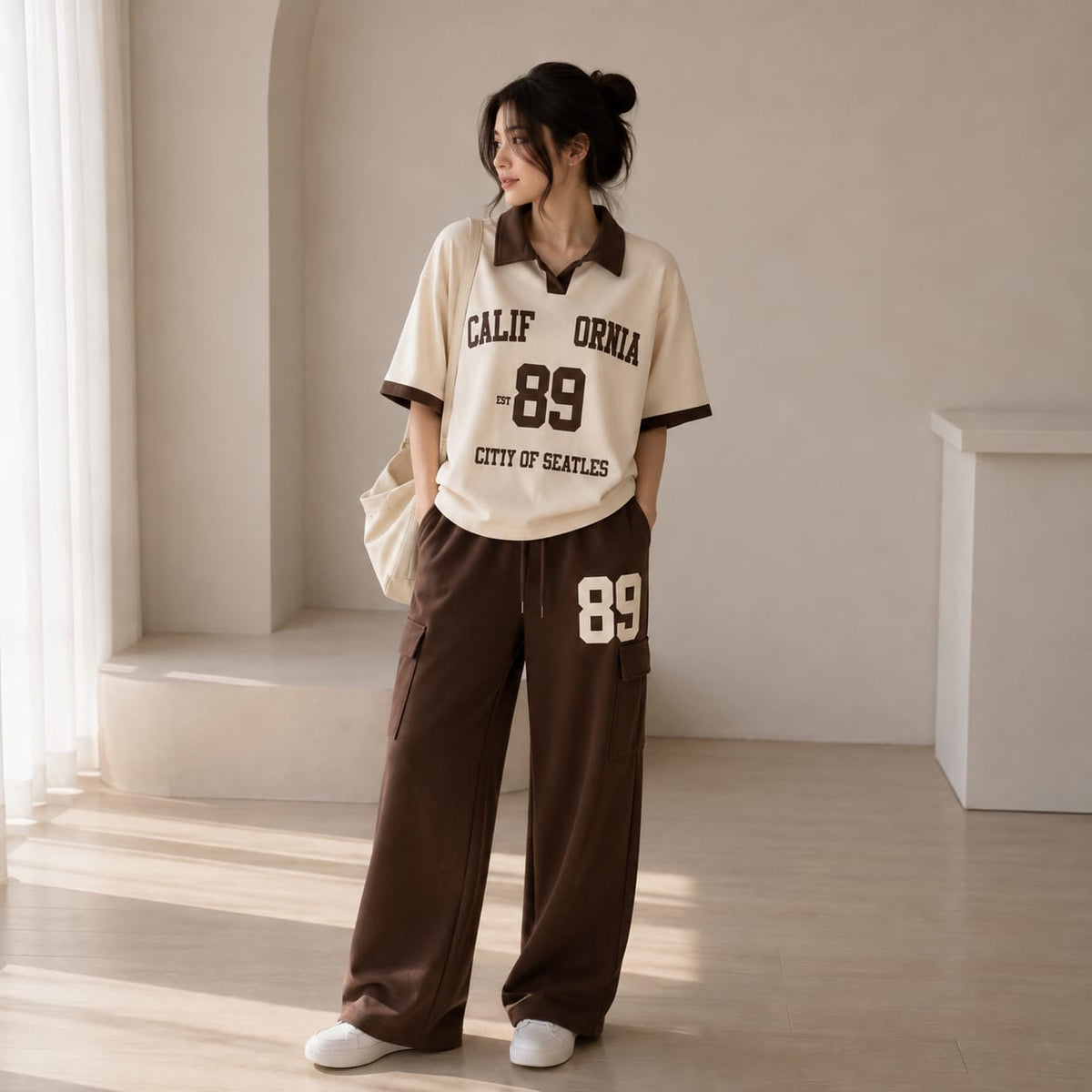 Trending Graphic Co-Ord Set for Women – Oversized Streetwear