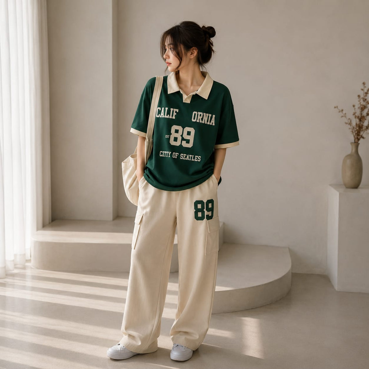 Trending Graphic Co-Ord Set for Women – Oversized Streetwear