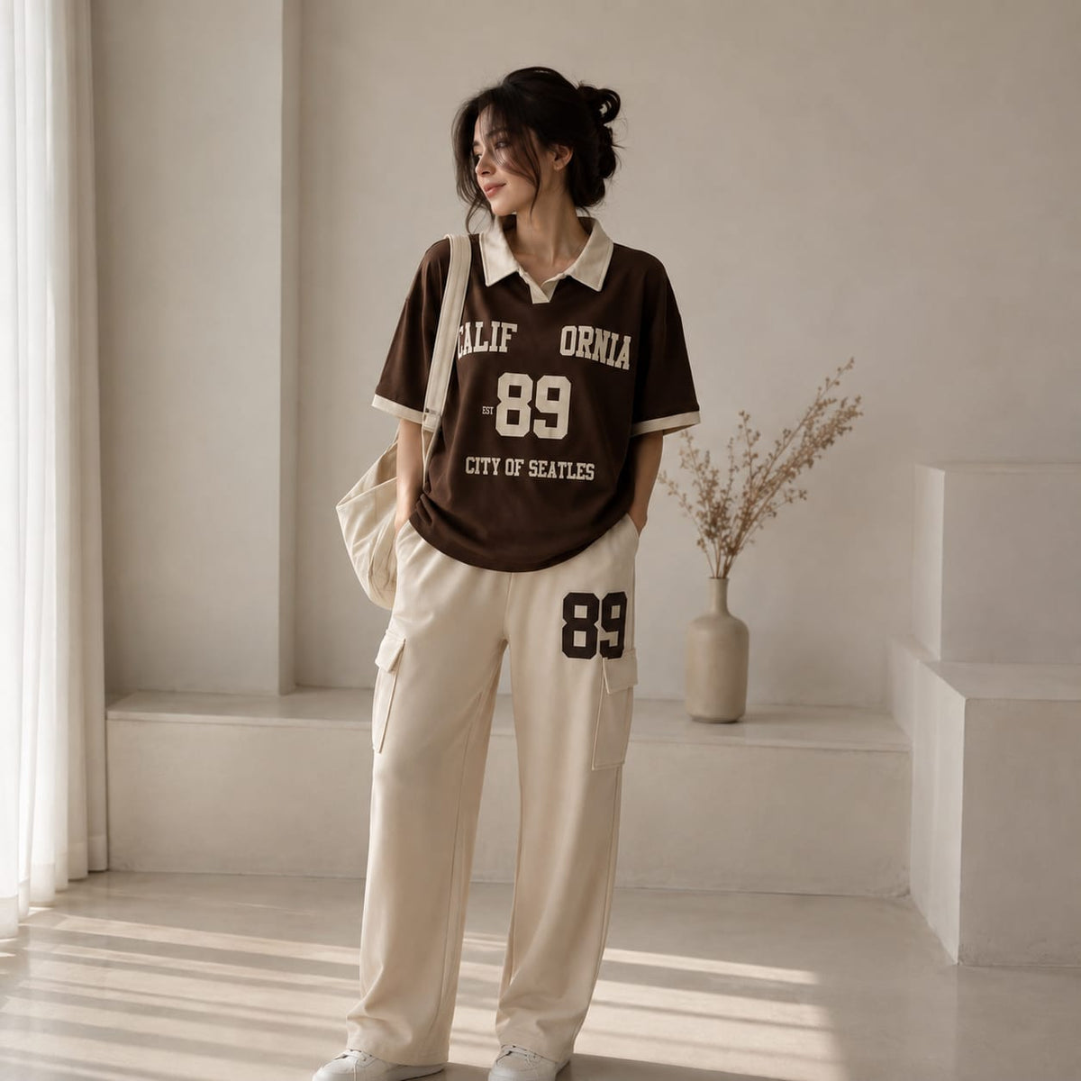 Trending Graphic Co-Ord Set for Women – Oversized Streetwear